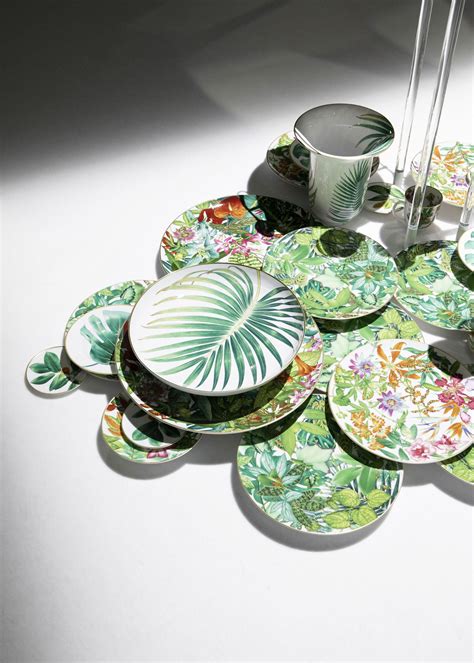 The new Hermes Passifolia porcelain ware, presented during 